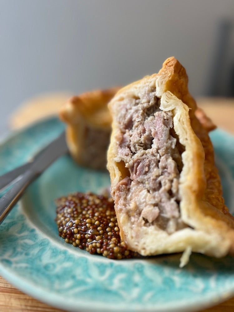 Chip shop pork pie